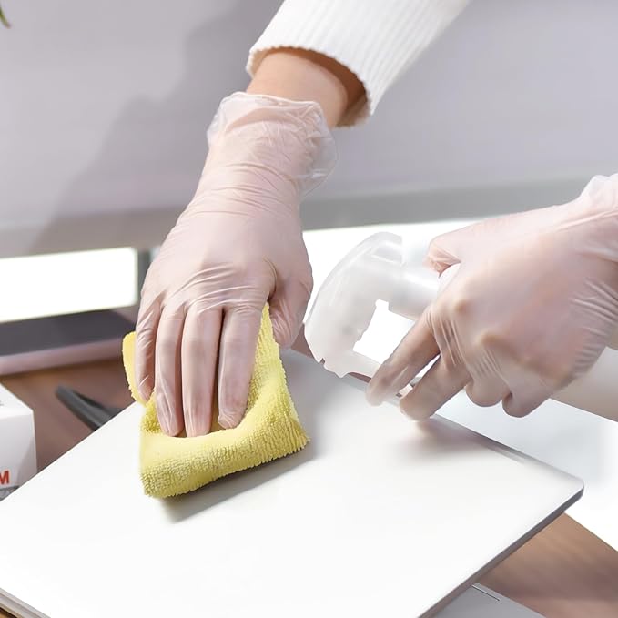Schneider Clear Vinyl Exam Gloves, Latex-Free, Disposable Medical Gloves - Image 7