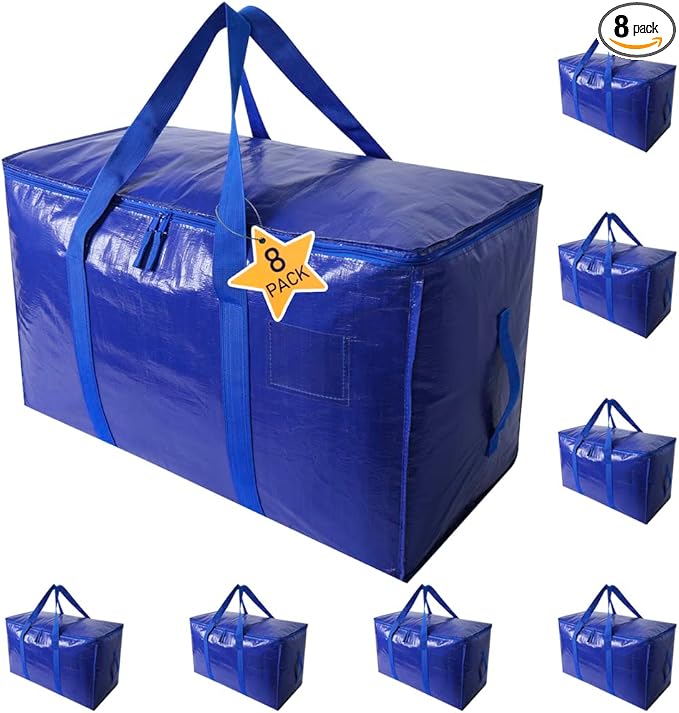 Extra Large Moving Bags Heavy Duty Totes by RUMENG