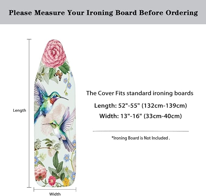 Hummingbird Ironing Board Cover - Image 6