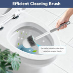 Toilet Brush, Compact Toilet Brush and Holder Set - Image 6