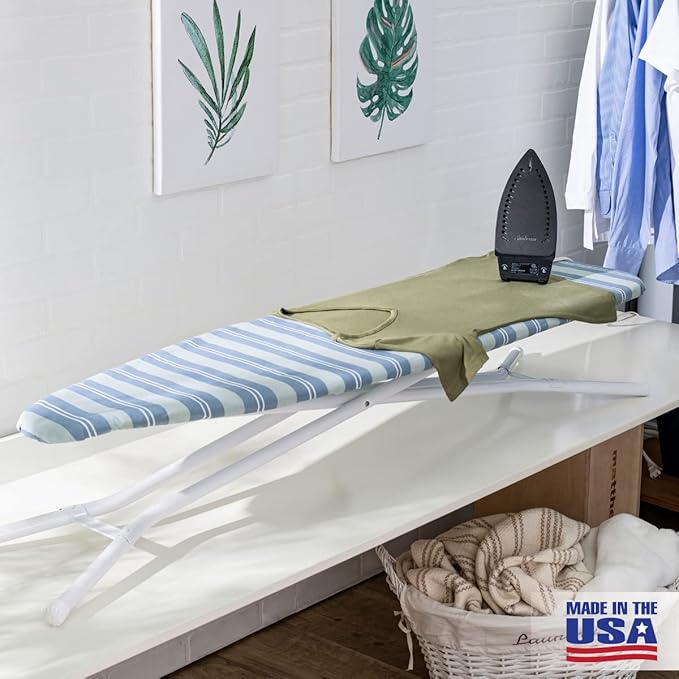 Full Size Ironing Board Made in USA – Blue Stripe by Seymour Home Products 4 - Image 5
