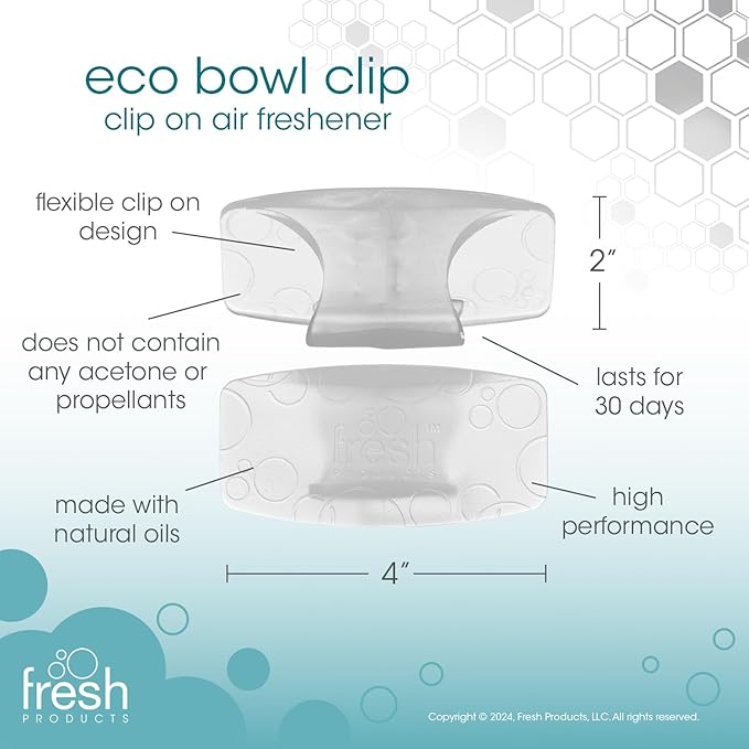 Fresh Products Eco Bowl Clip Air Freshener Versatile Design Toilet Freshener - Image 6