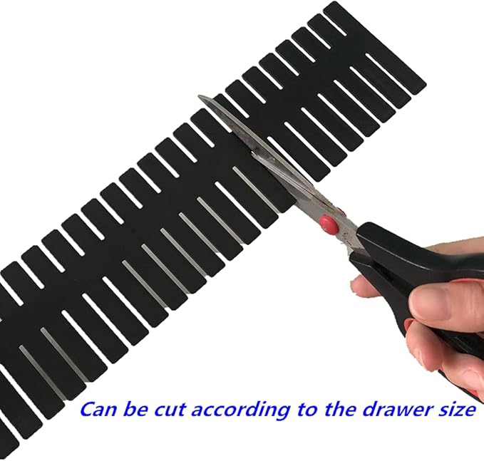 8pcs DIY Plastic Drawer Organizer Adjustable Drawer Dividers - Image 8