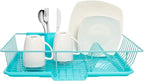 Sweet Home Collection Dish Rack Drainer 3 Piece Set - Image 2