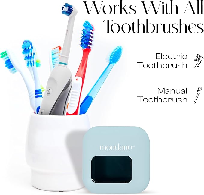 Mondano UV-C Toothbrush Sanitizer and Holder, Toothbrush Case - Image 7