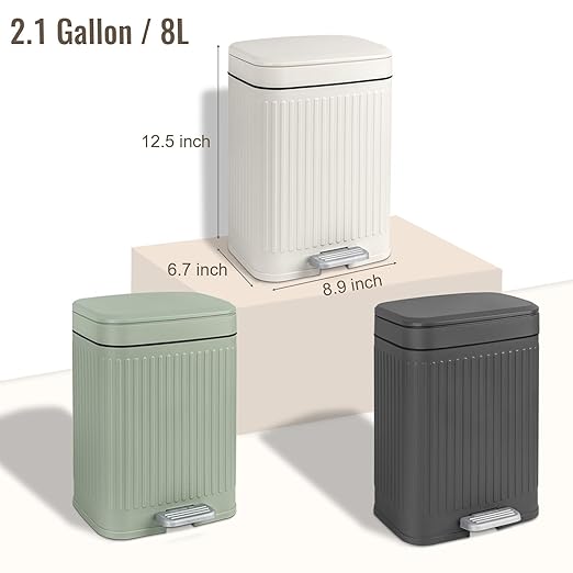 rejomiik Small Bathroom Trash Can - Image 7