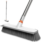 BITOPE Deck Scrub Brush with Long Handle, Heavy Duty Floor Cleaning Brush by BITOPE