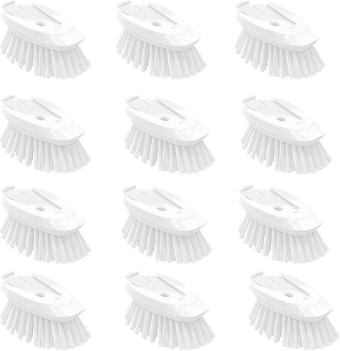 Dish Brush Refills, 12 Pack Dish Brush Replacement Head, Brush Dispenser Refill by pamrack