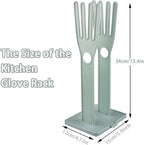 Kitchen Gloves Holder Mitten Dryer Reusable Plastic Dish Washing Rack Sink - Image 2