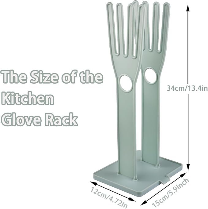 Kitchen Gloves Holder Mitten Dryer Reusable Plastic Dish Washing Rack Sink - Image 2