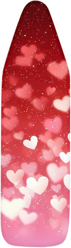 Red Hearts Ironing Board Cover and Pad Elastic Edge Universal Washable Resist - Image 7