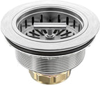 KONE Kitchen Sink Drain Sink Strainer 3-1/2 Inch Drain Assembly Kit Replacement by KONE