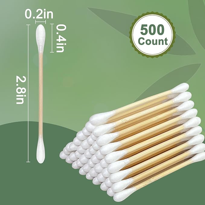 Bamboo Cotton Swabs - Image 2