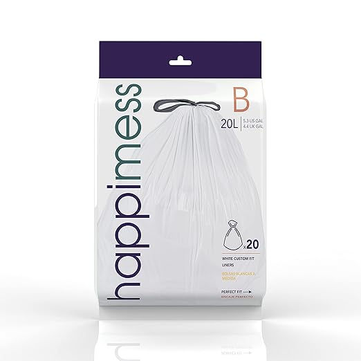 happimess 5.3 Gallon Drawstring Trash Bags, Heavy Duty LDPE Liners - Image 9