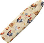 Rooster Ironing Board Cover Durable Thick Table Top Ironing Board Cover by Psesaysky