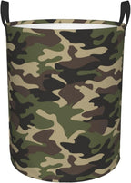 Green Camouflage Laundry Hamper Bag - Image 9