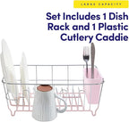 Dish Drying Rack & Cutlery Holder 2 Piece Set - Image 3