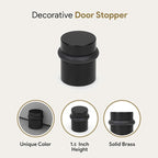 Mega Handles Square Floor Door Stopper, Quickly Installed Wall Protector Stopper - Image 5