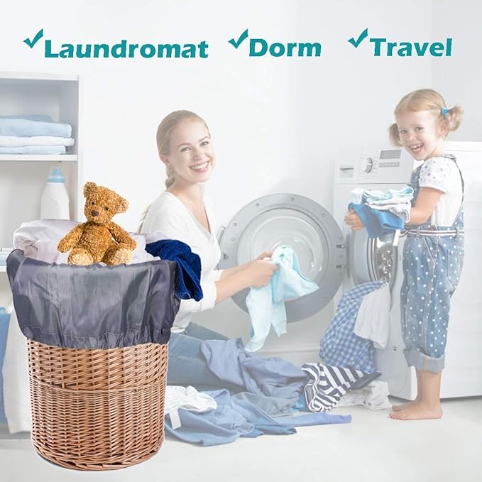Heavy Duty Laundry Bag 2 Pack XL Nylon Laundry Bags - Image 5
