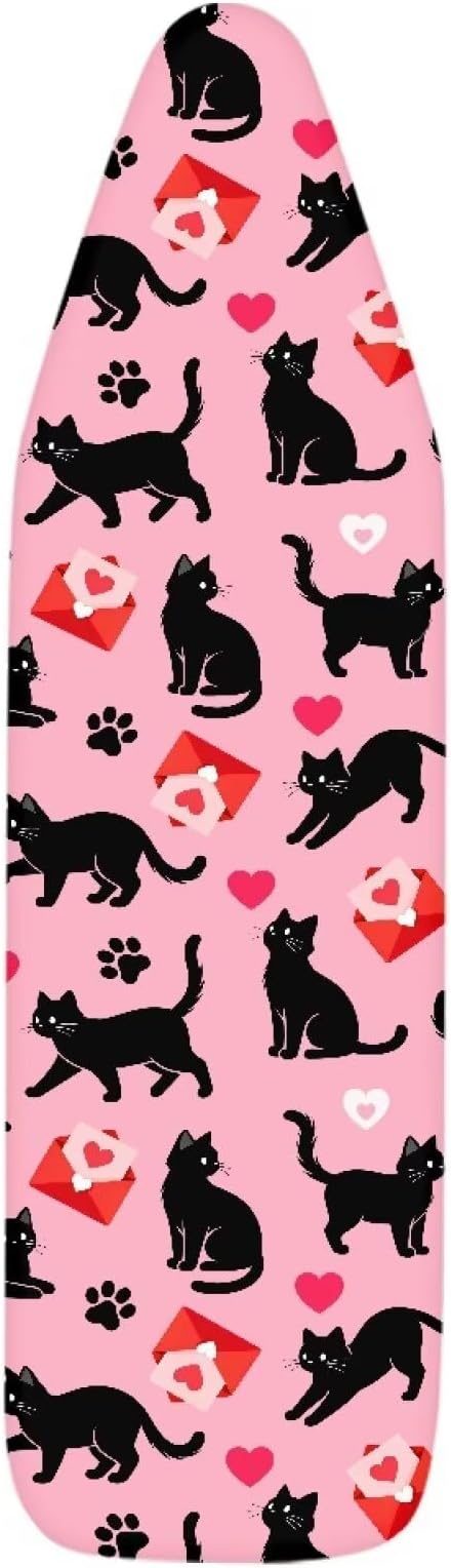 Cat Ironing Board Cover Scorch Resistant Padding Elastic Edge Heavy Duty Iron - Image 7