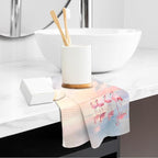 Watercolor Pink Flamingo Kitchen Towels, Flamingo Gifts - Image 5