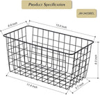 4 Pack【Extra Large】Hanging Kitchen Basket, Wire Storage Basket, - Image 2
