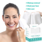 Disposable Face Towels, Facial Cleansing Cloths, Extra Soft Makeup Removing - Image 2