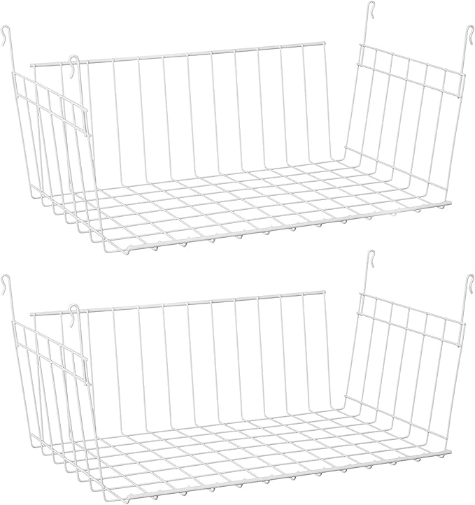 ClosetMaid 17 Inch Wide Hanging Basket Wire Shelving Accessory by ClosetMaid