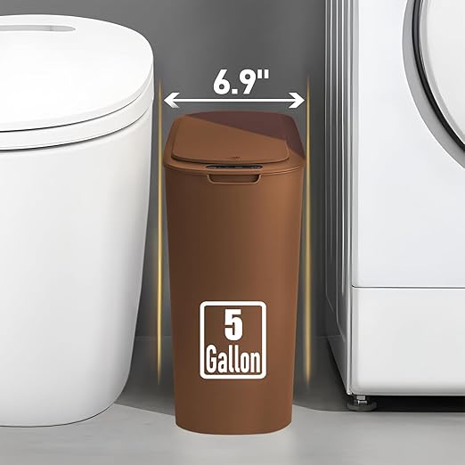 TIPGO 5 Gallon Motion Senor Bathroom Trash Can - Image 4