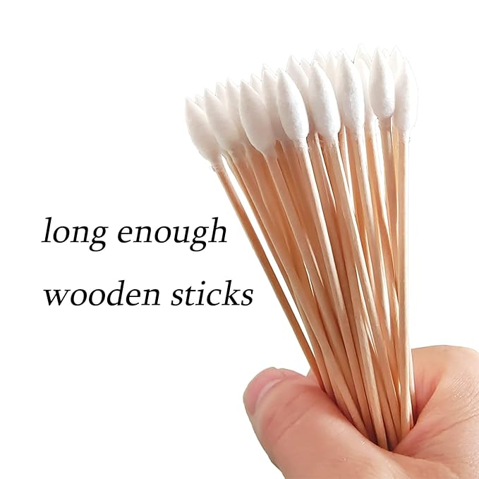 500pcs 6 Inch Long Precision Tips Cotton Swabs - Image 4