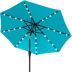 ABCCANOPY 7.5ft Solar 24 LED Lighted Patio Umbrella, Lake by ABCCANOPY