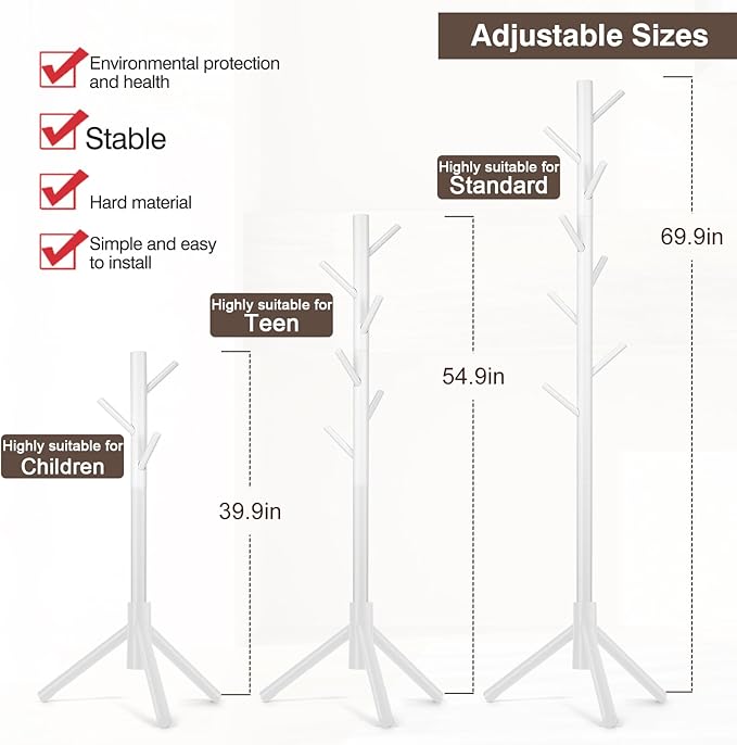 Coat Rack, Freestanding Coat Rack - Image 6