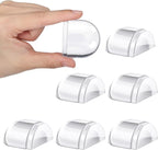 Qunclay 6 Pieces Floor Door Stopper No Drill Shower Door Stopper Self Adhesive by Qunclay