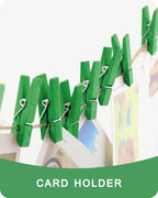 Mini Clothes Pins Wooden Colored Green Small Clothespins - Image 6