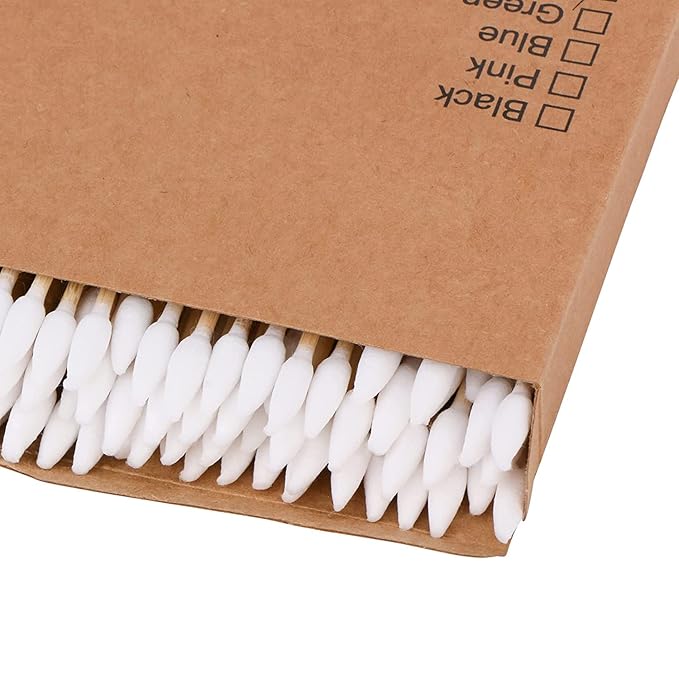 Natural Bamboo Cotton Swabs, Eco-Friendly & Biodegradable – Comfortable and Soft - Image 4