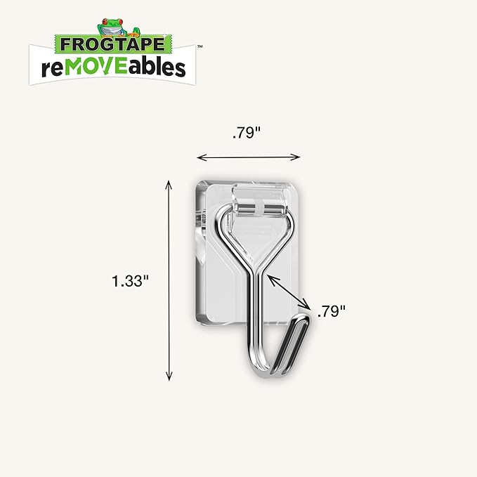 FrogTape reMOVEables Damage Free Adhesive Hook - Image 8