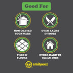 Smilyeez Green Dotted Heavy Duty Scrubbing Sponge Refill - Image 5