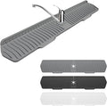 Sink Drain Mat Behind Faucet, Faucet Guard Draining Mat, 90° Foldable Tap by Kucucyle