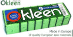 Green Multi Use Scrub Sponge. Made in Europe. 9 Pack, 4.3x2.8x1.4 inches. - Image 2