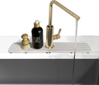 20inch x 4inch Kitchen Sink Faucet Mat, Water Absorbing Stone Faucet Splash - Image 5