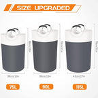 BlissTotes 75L Laundry Basket, Freestanding Laundry Hamper, Collapsible Dirty - Image 2
