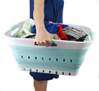 SAMMART 42L Collapsible Plastic Laundry Basket - Image 6