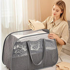 95L Collapsible Laundry Basket, Foldable Pop-Up Hamper - Image 3