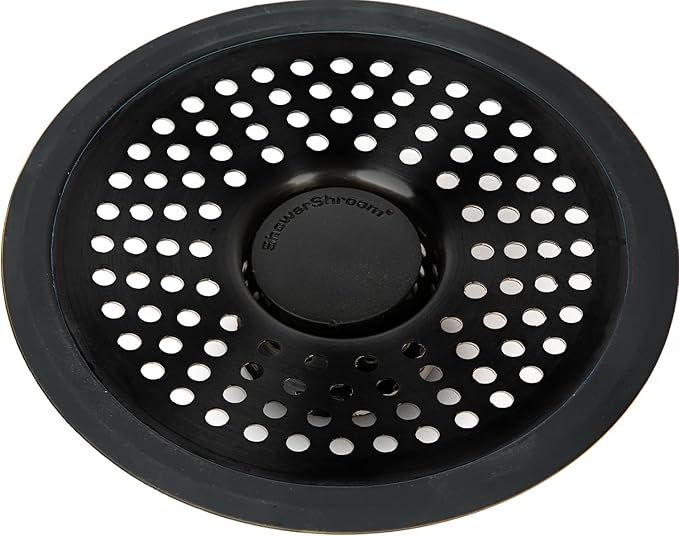 ShowerShroom Ultra Matte Black Hair Catcher, Stainless Steel Drain Protector - Image 2