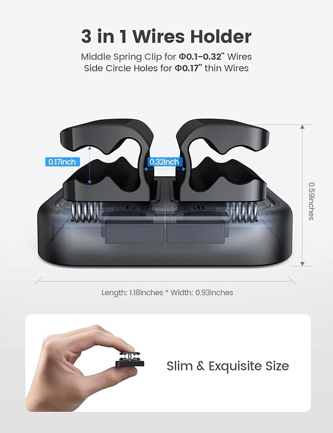 Lamicall Cord Organizer Spring Clip Holder - Image 6