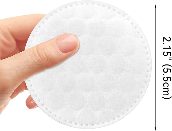 Premium Cotton Rounds for Face, Makeup Remover Pads, 100% Pure Cotton, Chemical - Image 2