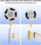 Electric Spin Scrubber Cordless Shower Cleaning Brush - Image 8