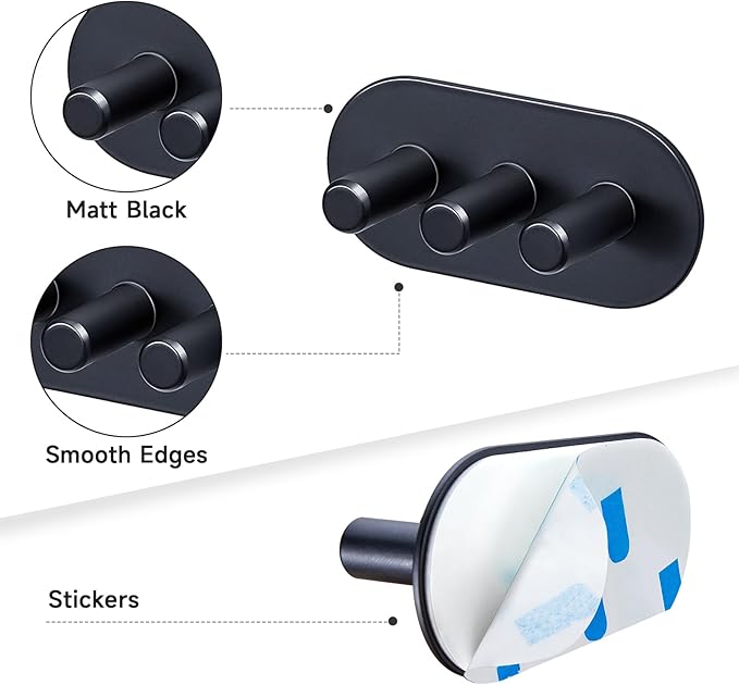 Electric Toothbrush Head Holder, Toothbrush Holders Wall Mounted, Adhesive - Image 2