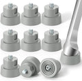 9-Pack Door Stopper Replacement Rubber Tips, Heavy Duty Kickdown Door Stop Tips by Ancable