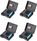 Pack of 4 Plastic Protective Storage Case Boxes Compatible by Unknown